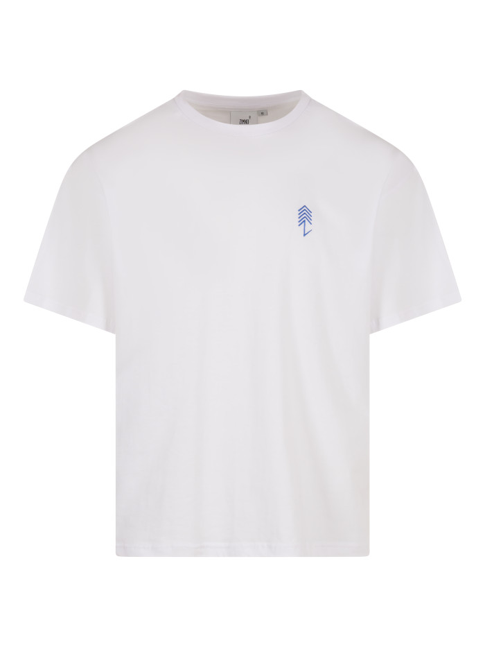T-shirt pudełkowy biały CIEPŁO ZIMNO UNISEX T-shirt pudełkowy biały CIEPŁO ZIMNO UNISEX