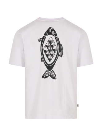 T-shirt klasyczny biały Ryboscypek UNISEX