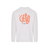 Longsleeve Unisex Oversize Ciepło/Zimno Biały