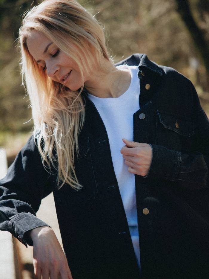 Koszula Dżinsowa czarna UNISEX Koszula Dżinsowa czarna UNISEX