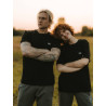 T-shirt klasyczny czarny Ryboscypek UNISEX