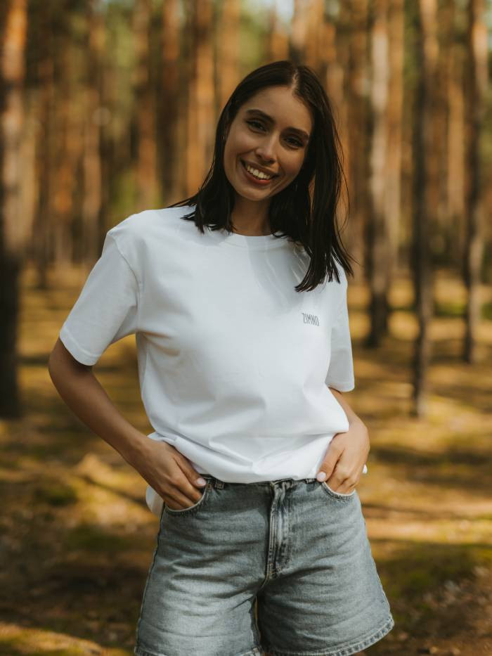 T-shirt klasyczny biały Ryboscypek UNISEX T-shirt klasyczny biały Ryboscypek UNISEX