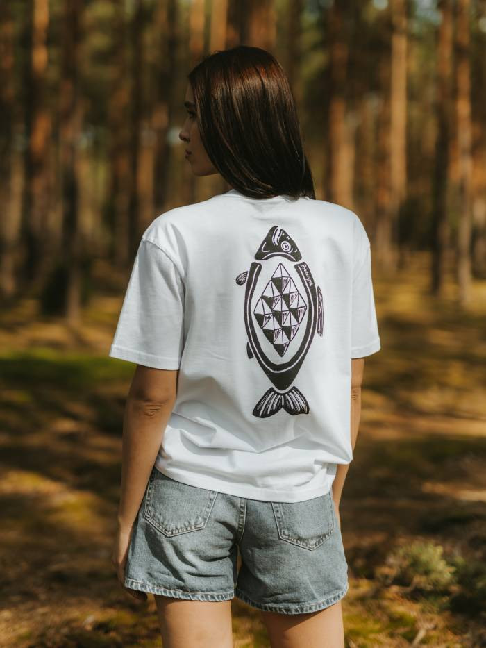 T-shirt klasyczny biały Ryboscypek UNISEX T-shirt klasyczny biały Ryboscypek UNISEX