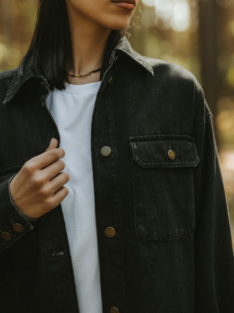 Koszula Dżinsowa czarna UNISEX