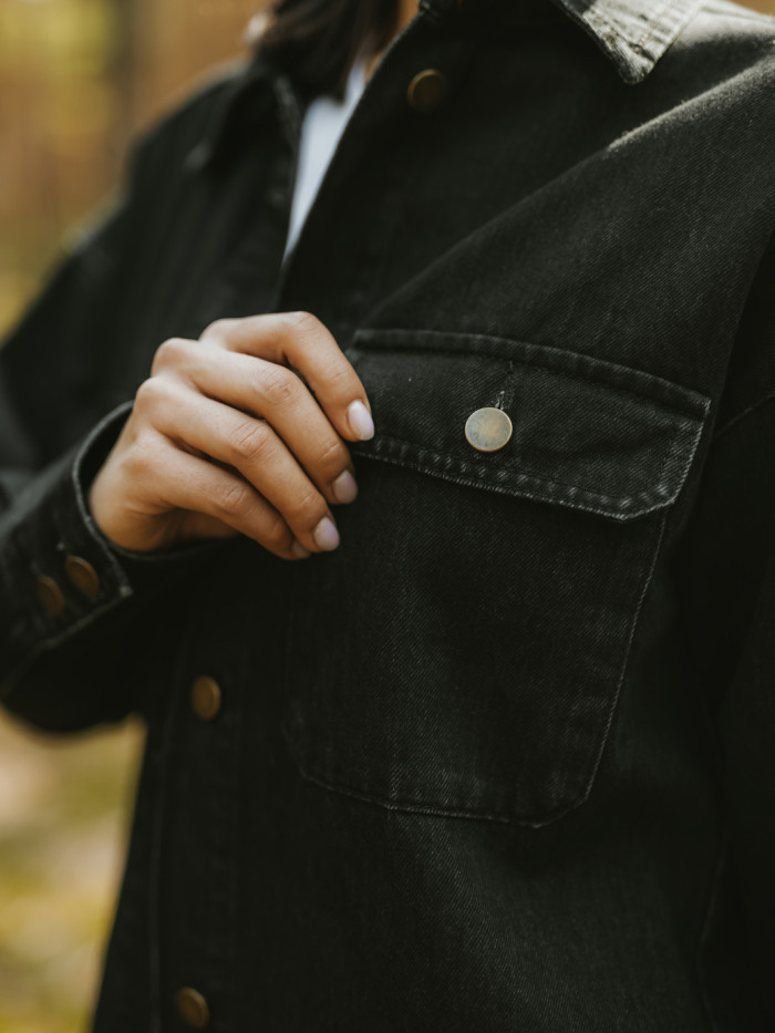 Koszula Dżinsowa czarna UNISEX Koszula Dżinsowa czarna UNISEX
