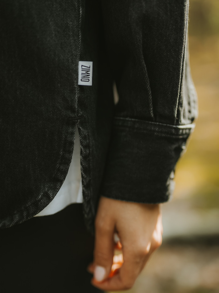 Koszula Dżinsowa czarna UNISEX Koszula Dżinsowa czarna UNISEX