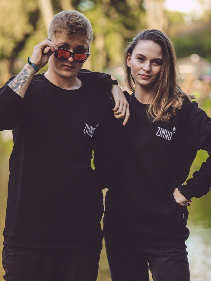 Bluza Crewneck Czarny Bluza Crewneck Czarny