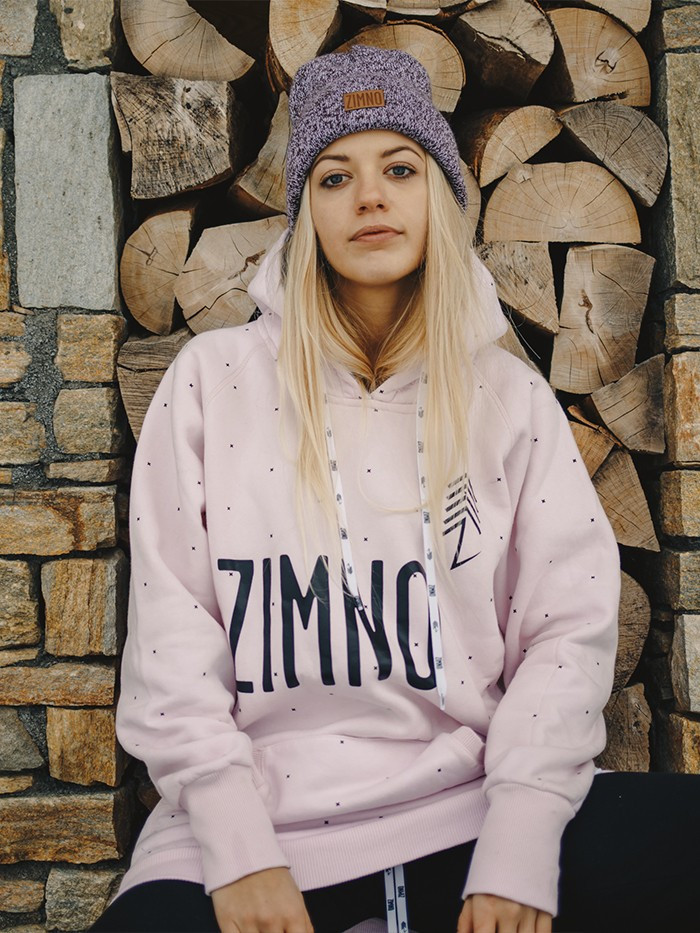 Bluza Hoodie Różowa Krzyżyki Bluza Hoodie Różowa Krzyżyki