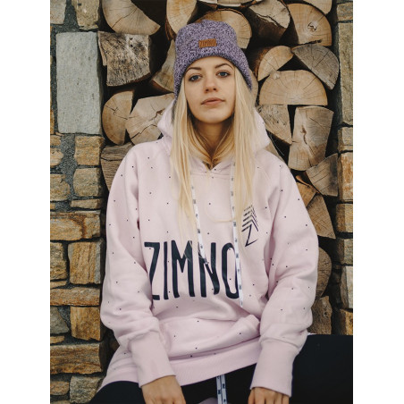 Bluza Hoodie Różowa Krzyżyki Lookbook
