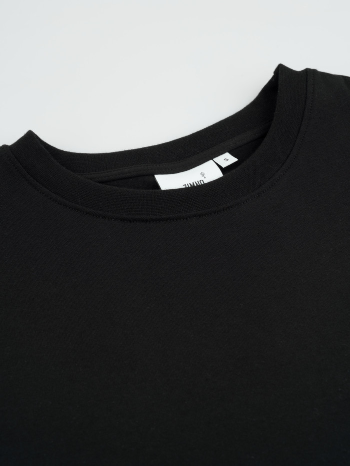 T-Shirt klasyczny czarny z nadrukiem GÓRY UNISEX