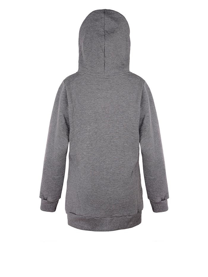 Bluza Rozpinana Męska Szara