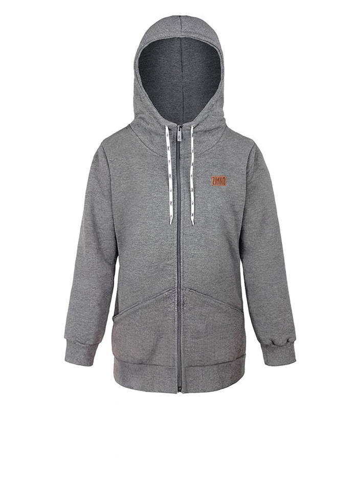 Bluza Rozpinana Męska Szara