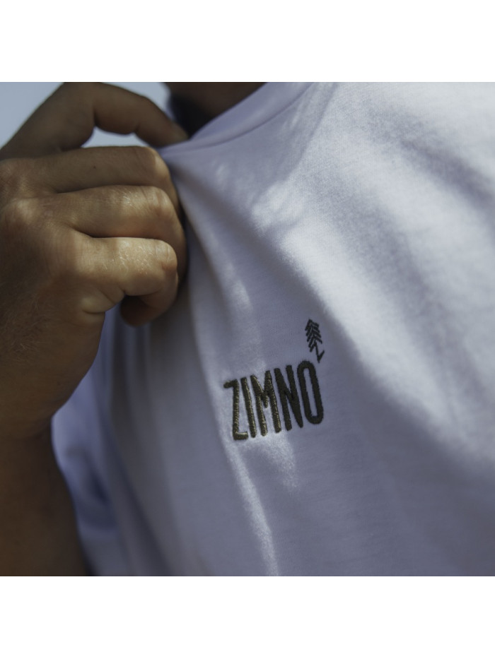 T-Shirt Unisex Pudełkowy Zachód Słońca Biały T-Shirt Unisex Pudełkowy Zachód Słońca Biały