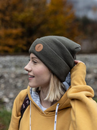 Czapka Beanie Khaki lookbook