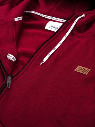 Bluza Damska Rozpinana Bordowa Bluza Damska Rozpinana Bordowa