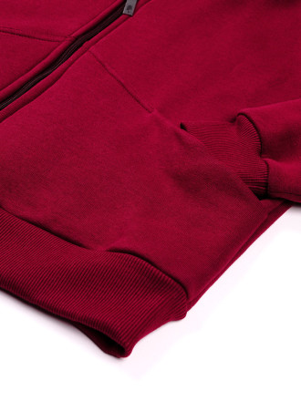 Bluza Damska Rozpinana Bordowa Bluza Damska Rozpinana Bordowa